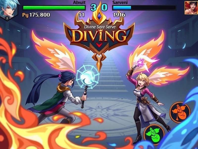 Divine Serve King Battle Scene